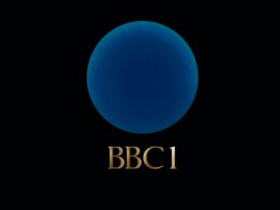 A blue shaded sphere on a black background with BBC1 legend underneath