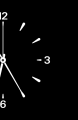 ABC's clock as seen in the Midlands