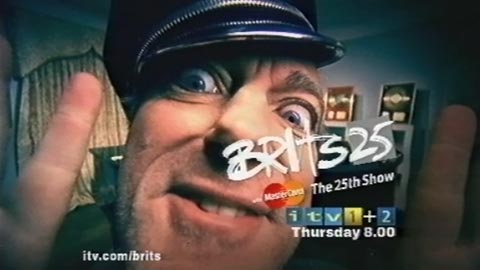 BRITs 25 - ITV1+2 - Thursday 8.00 (20K)