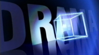 ITV3 ident - the wireframe cube flies past 'DRAMA' (16K)