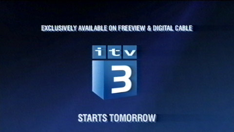 ITV3 Starts Tomorrow - Exclusively Available on Freeview & Digital Cable (19K)