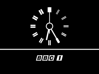 BBC 1 Black & White Clock from 1969 (4K)
