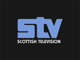 Light blue STV logo above SCOTTISH TELEVISION lettering
