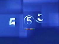 The old C5 logo featuring the coloured stripe (3K)