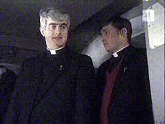 Father Ted tells the DOG to feck off (14K)