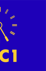 BBC 1 network clock - schools variant - 1975 - version 2